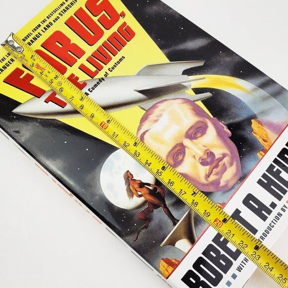 For Us The Living Robert A. Heinlein Book Hardcover HCDJ 2004 Seemingly Unread - Picture 11 of 11